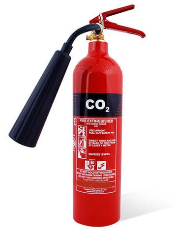 carbon dioxide type fire extinguisher