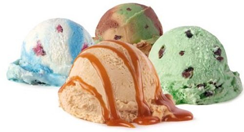 different types of ice cream