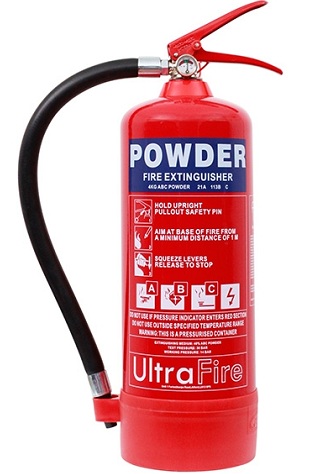 powder type fire extinguisher