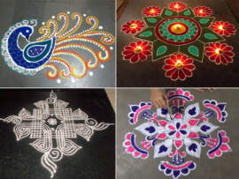 9 Freehand Rangoli Designs for Friday with Images!