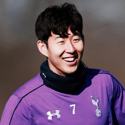 Son Heung football hairstyle