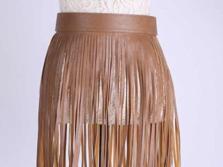 Trendy Fringe Skirts: Try These 7 Designs are Groove in Style