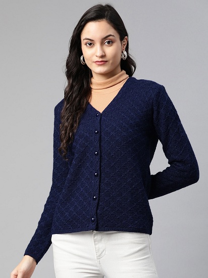 Woolen Designer Cardigan Sweater