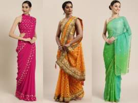10 Stunning Designs of Gota Patti Sarees To Suit All Occasions