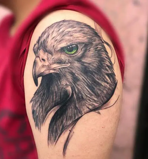Top 97+ about eagle face tattoo best - in.daotaonec
