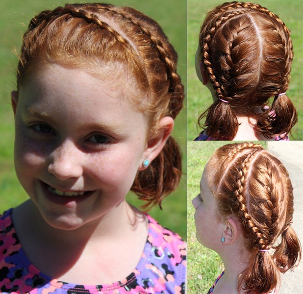 Baby girl hairstyle for short hair