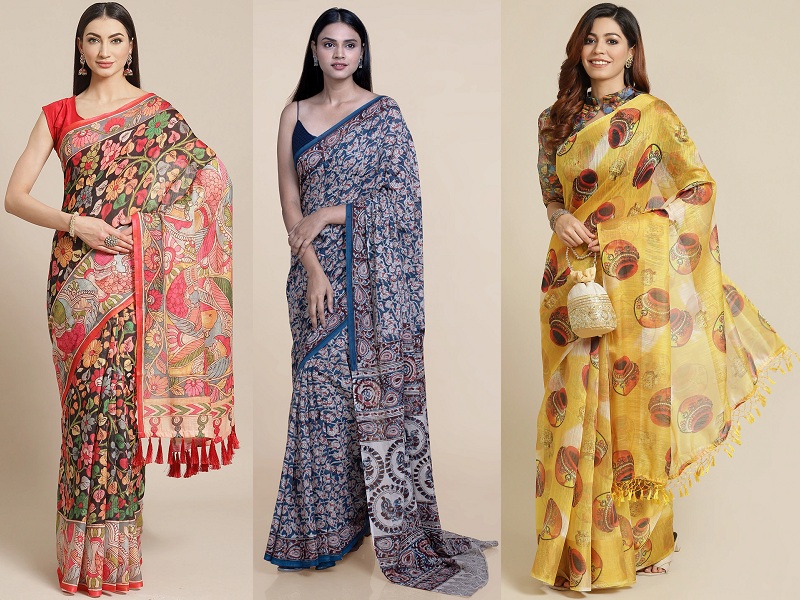 15 Traditional Models Of Kalamkari Sarees For Stylish Look