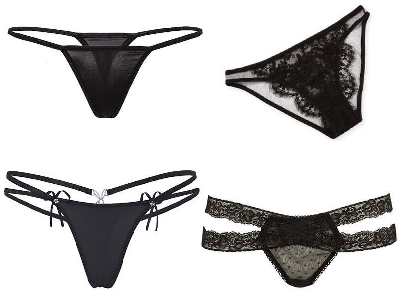 9 New Styles Of Black Panties For Ladies