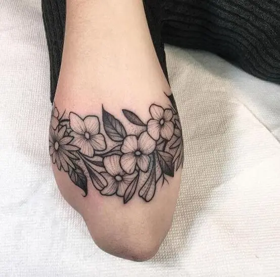 TATTOOSORG  Flower Arm Band Tattoo Artist EQUILATTERA 