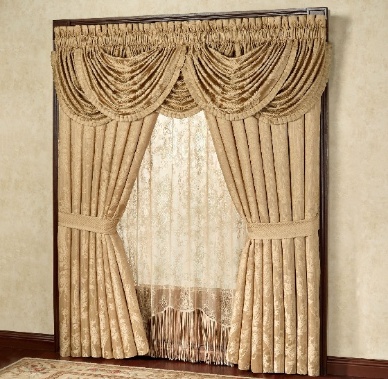 15 Latest Best Gold Curtain Designs With Pictures
