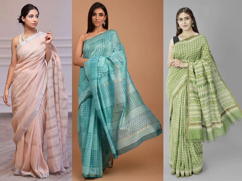 15 Modern Designs Of Handwoven Sarees For Traditional Look