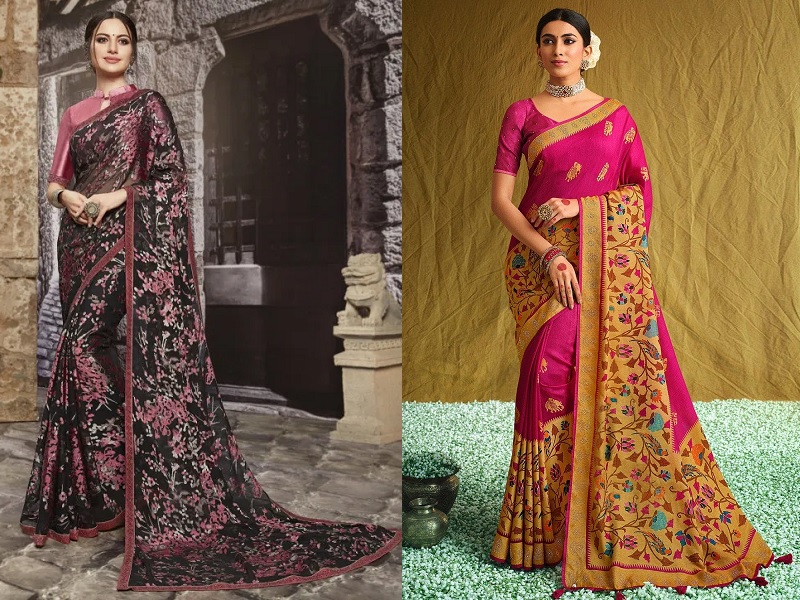 15 New Collection Of Brasso Sarees For The Modern Diva!