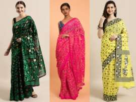 15 Modern Designs of Jamdani Sarees for Classy Look