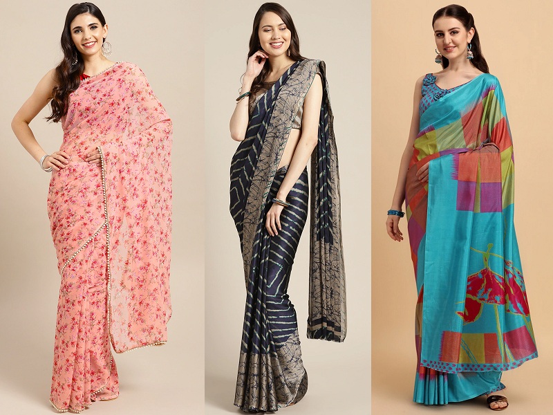 25 Trending Collection Of Crepe Sarees For Stunning Look