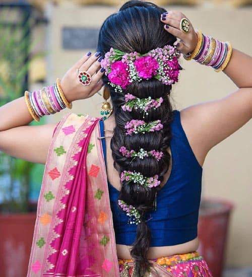 Hindu Bridal Hairstyles 3