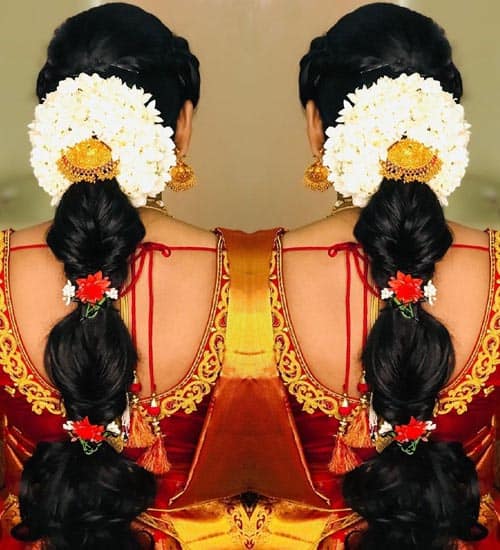Hindu Bridal Hairstyles 8
