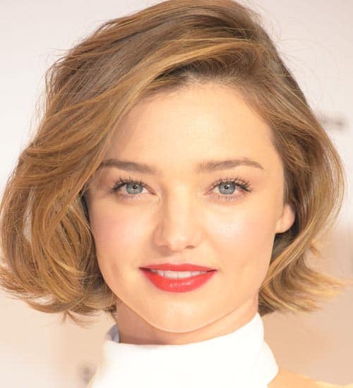 round face short hair style