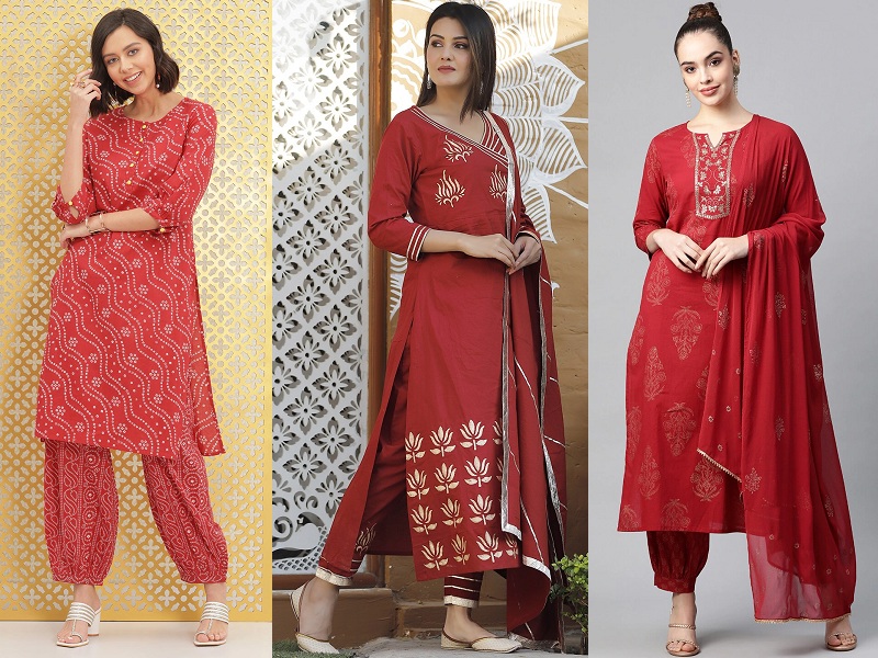 15 Latest Models Of Red Salwar Kameez Designs For Stunning Look