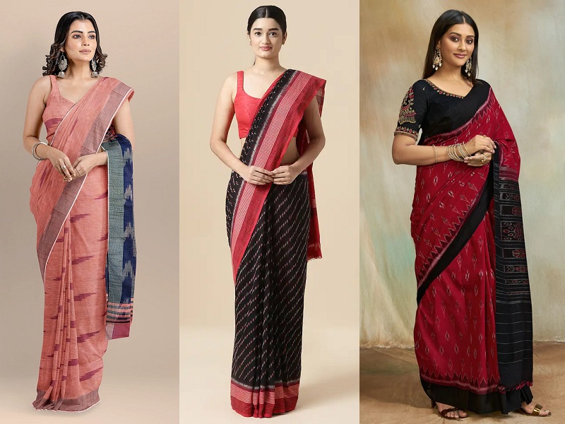 15 New Collection Of Pochampally Cotton Sarees For Traditional Look