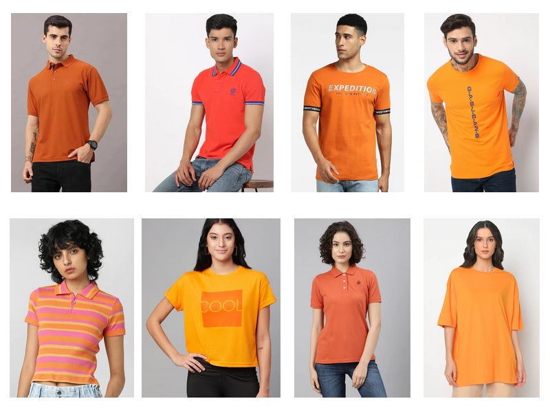 9 Best And Trendy Orange T Shirts For Men And Women