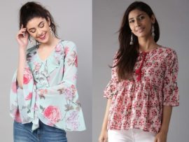 9 Trendy Designs of Blouse Tops Collection for Women in Fashion
