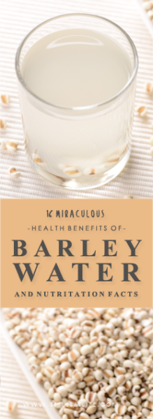 Barley Water Benefits