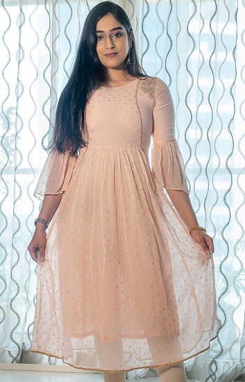 Beautiful ChiffonSilk Leheriya kurti set  Kurti designs Kurta designs  Bandhani dress