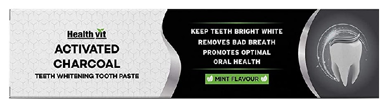 Healthvit Activated Charcoal Toothpaste