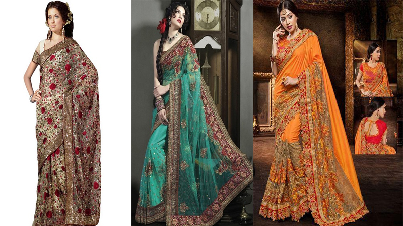 Heavy Work Sarees – These 15 Beautiful Sarees That You Looks in Regal
