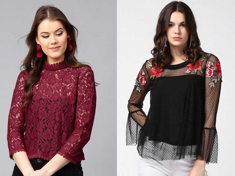 15 Best Styles Of Women's Lace Tops Collection In 2020