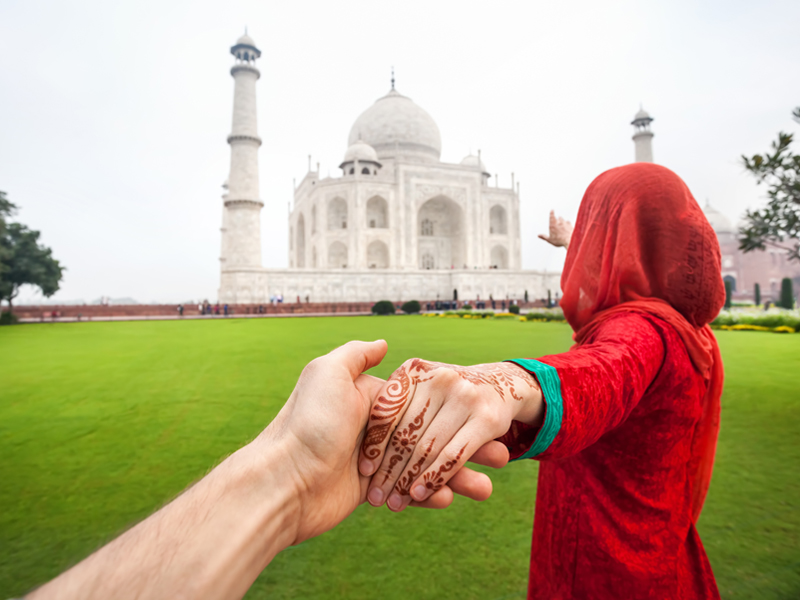 Agra - excellent honeymoon destination in India.
