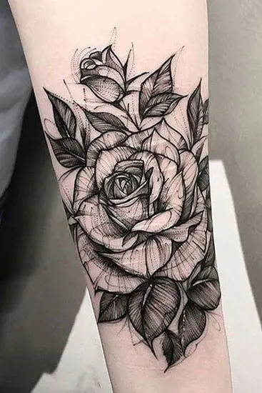 Top 25 Simple Yet, Beautiful Rose Tattoo Designs | Styles At Life
