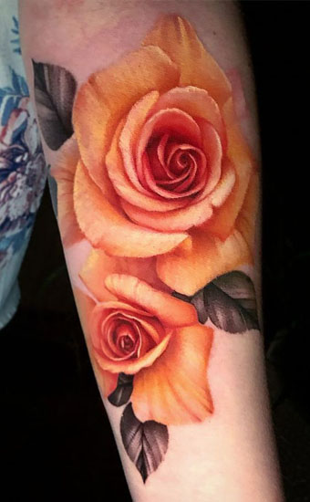 Beautiful Rose Tattoo Designs