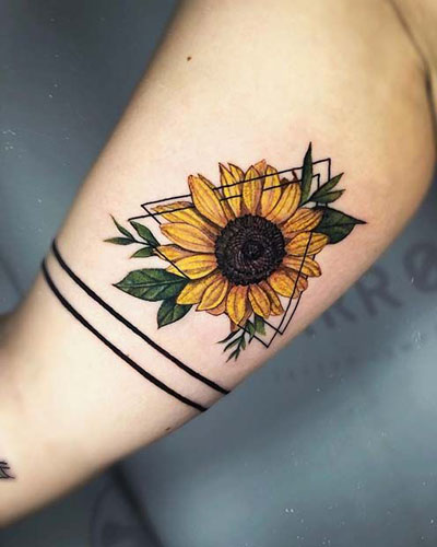 95 Sunflower Tattoo Ideas Created with Ai  artAIstry