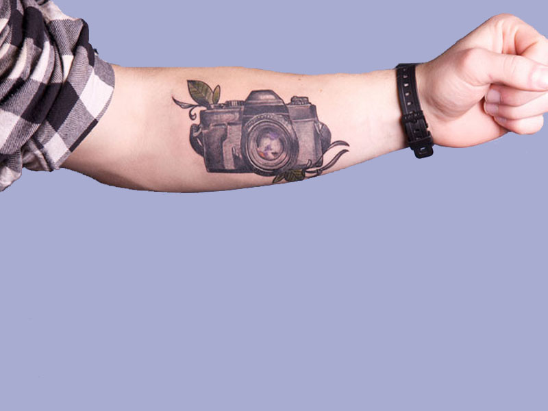 Top 10+ Camera Tattoo Designs And Pictures | Styles At Life