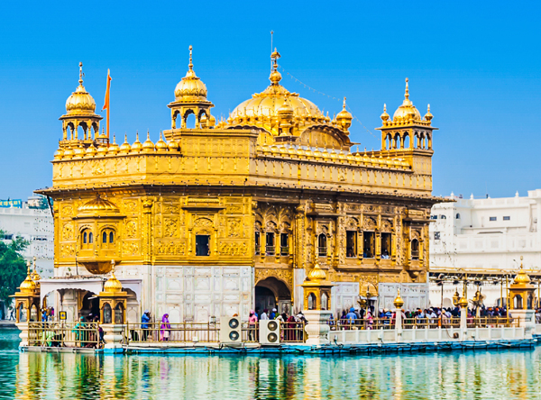 Amritsar golden temple in north india
