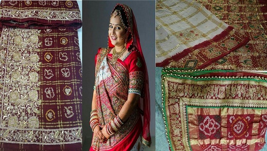 Gujarati Bridal Kutch Work Sarees