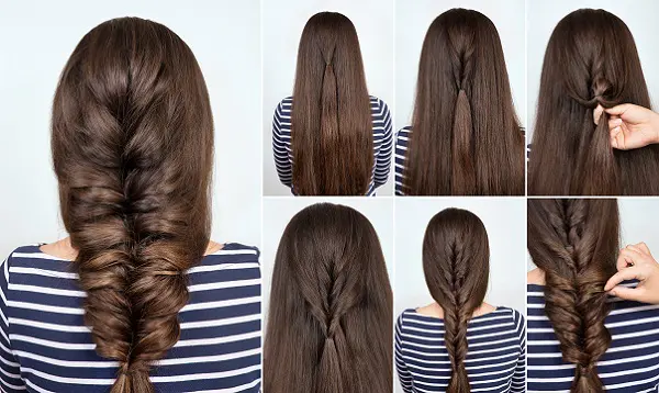 two braids hairstyle for freshersfarewell party  hair style girl   hairstyle  YouTube