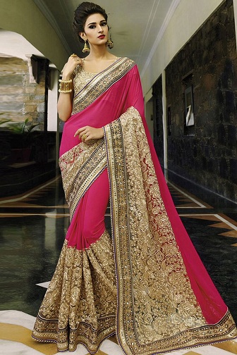 Plain Saree Online - Buy Designer Plain Saris & Blouse At Best Prices|  Nykaa Fashion