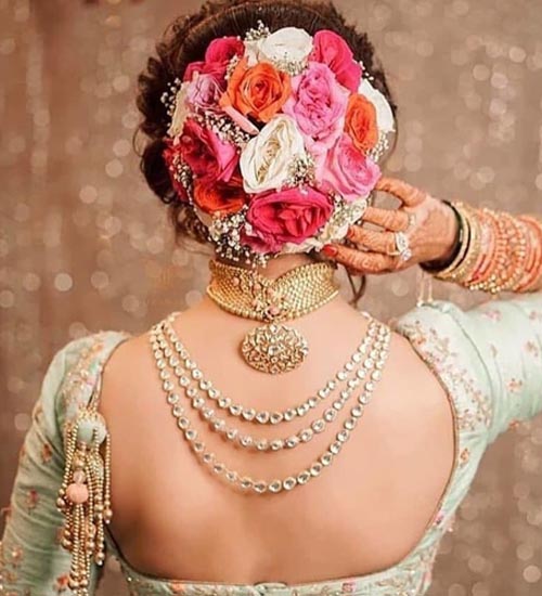best indian bridal hairstyle