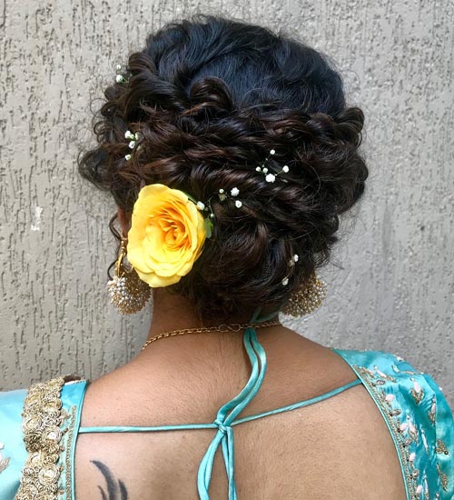 beautiful dulhan hairstyle