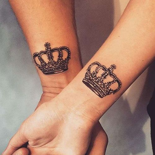 King And Queen Tattoos For The Best Couples 5
