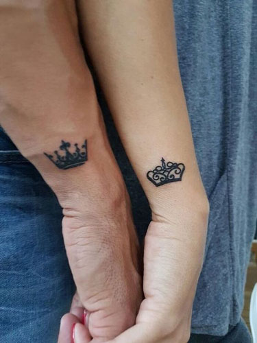 King And Queen Tattoos For The Best Couples 6