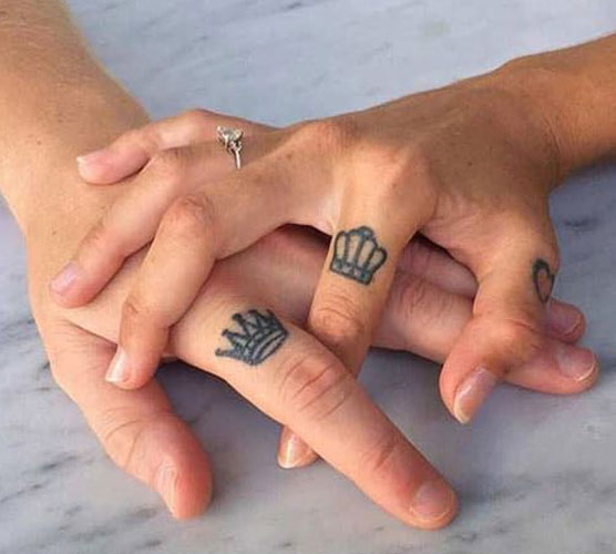 King And Queen Tattoos For The Best Couples 7