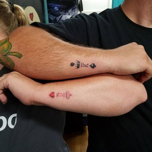 King And Queen Tattoos For The Best Couples 8