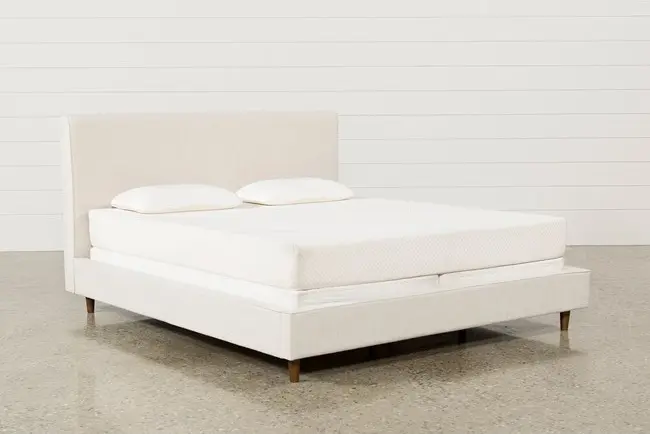 Modern California King Bed Designs, Mariah Eastern King Upholstered Panel Bed