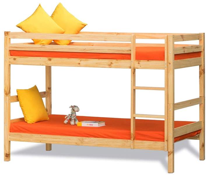  are pillar supported double or triple bed stacked i upon around other alongside the assistance of woode 10 Cool  Best Bunk Bed Designs For Kids With Pictures