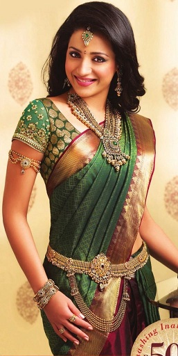 Green Saree for Engagement