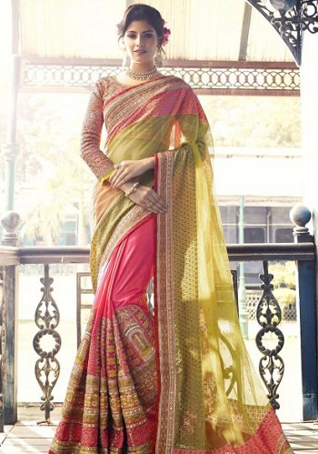 Heavy Saree for Engagement: