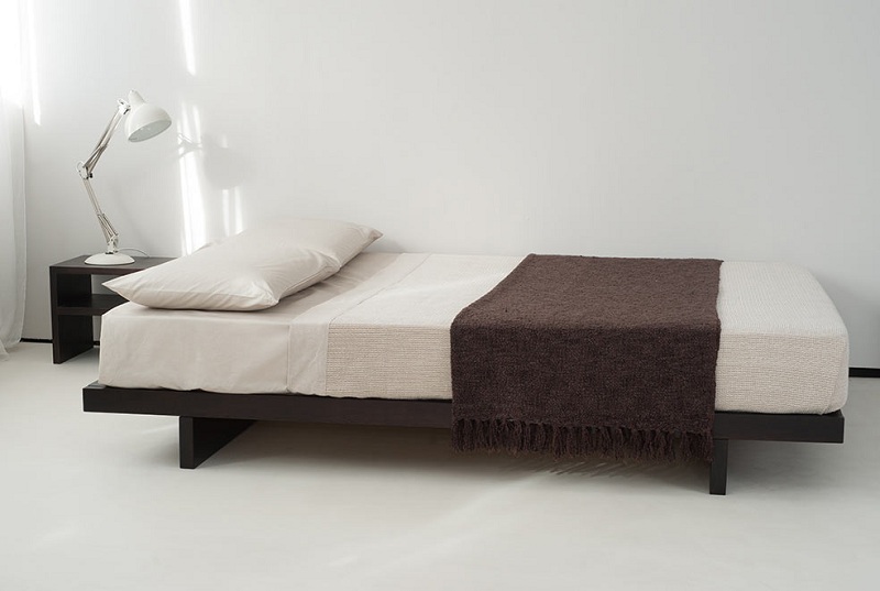 KUMO LOW WOODEN BED - WITHOUT HEADBOARD